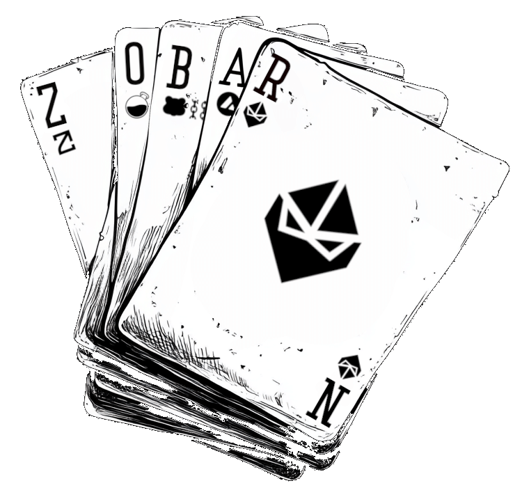 a ninja displaying a laptop